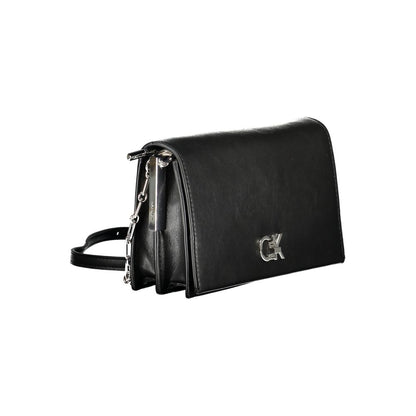 Calvin Klein Schwarze Polyester-Handtasche
