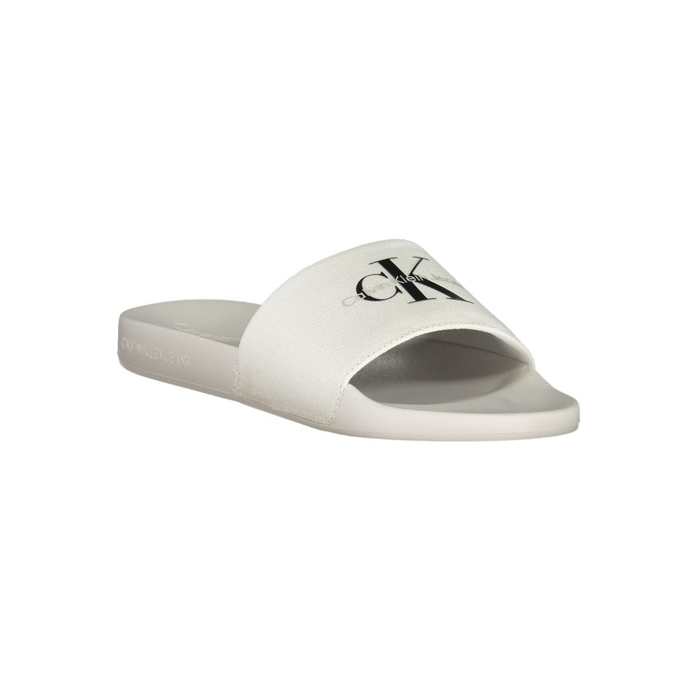 Calvin Klein Weiße Polyester-Sandalen für Herren