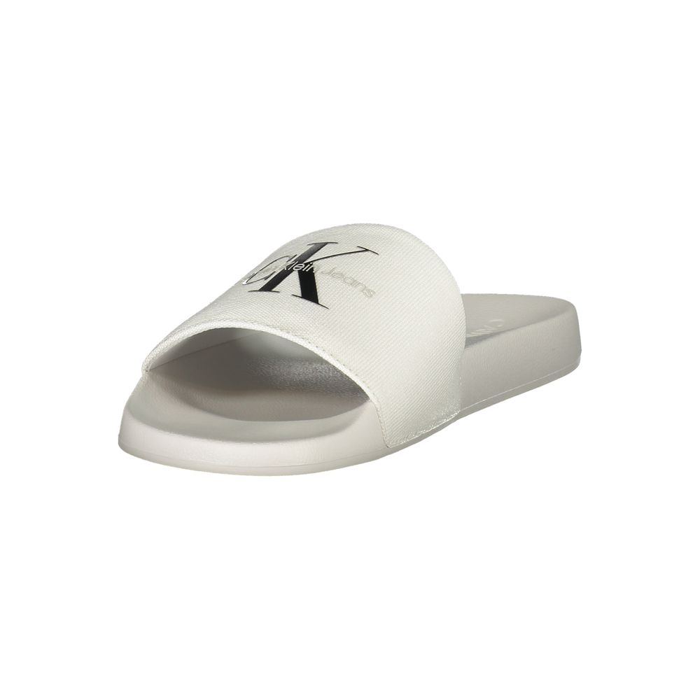 Calvin Klein Weiße Polyester-Sandalen für Herren