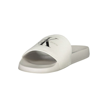 Calvin Klein Weiße Polyester-Sandalen für Herren