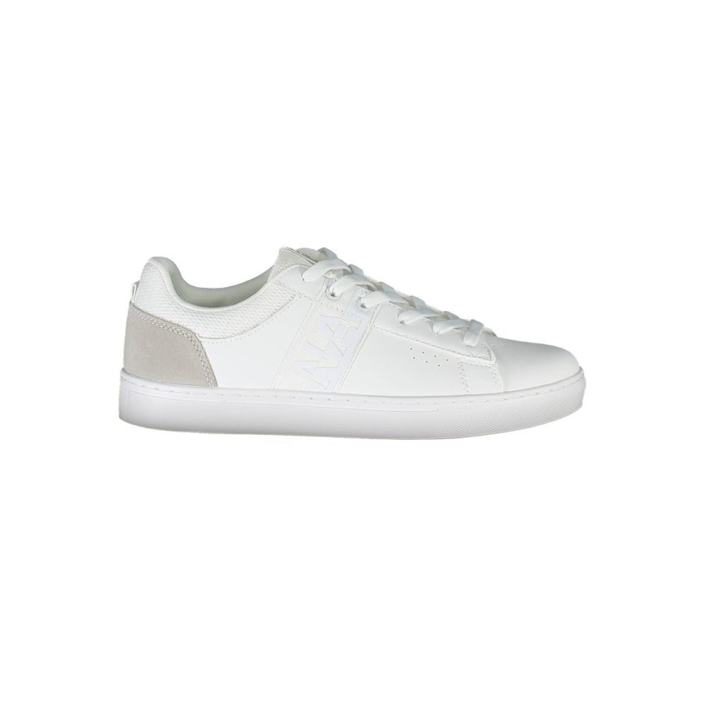 Napapijri Damen Sneaker aus weißem Leder