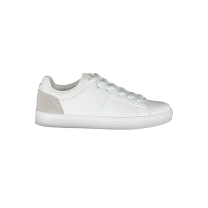 Napapijri Damen Sneaker aus weißem Leder