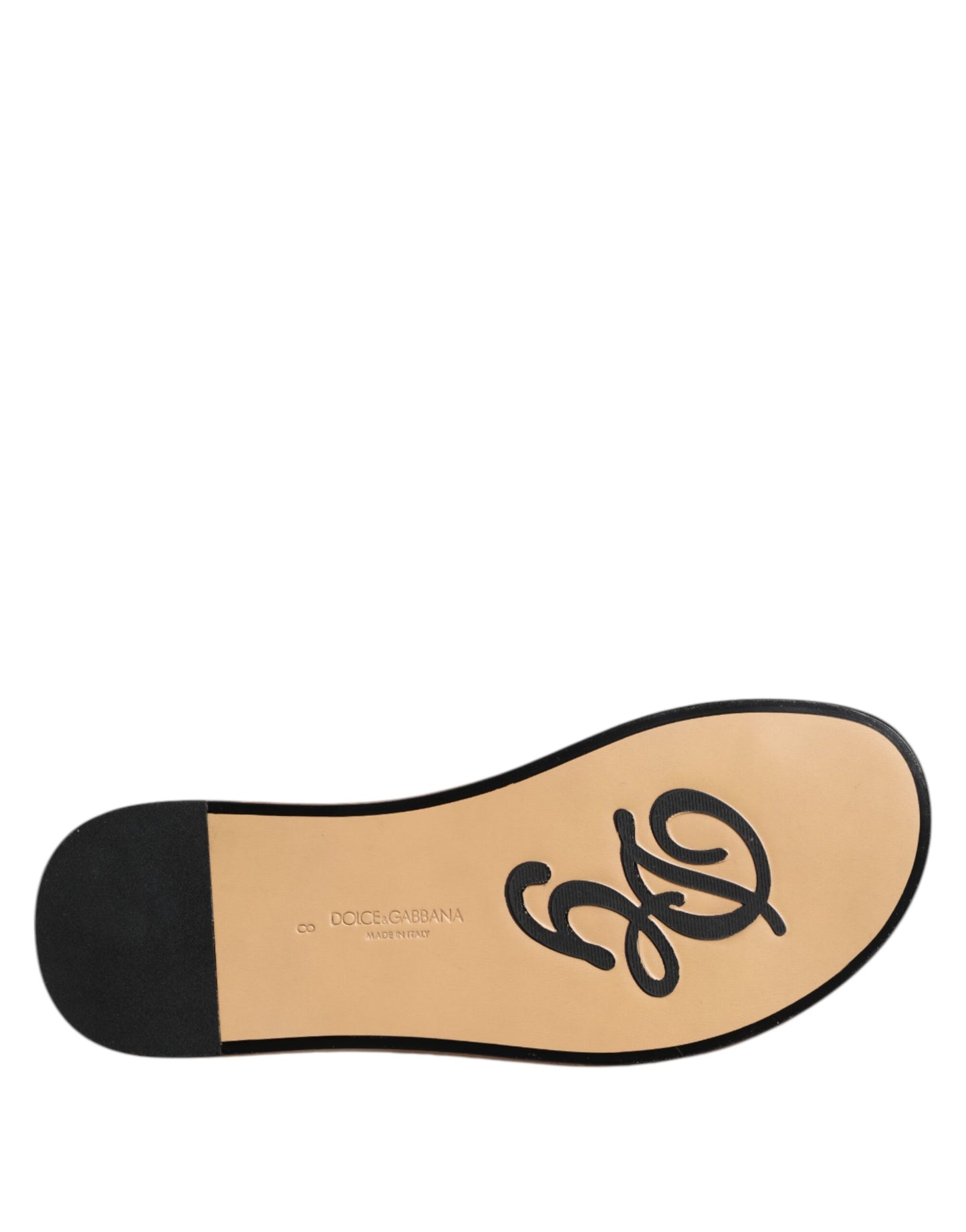 Dolce &amp; Gabbana – Schwarze, einfarbige Slider-Schuhe aus geflochtenem Bast