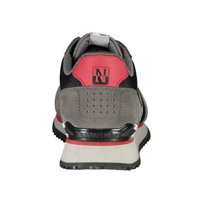 Napapijri – Elegante schwarze Sport-Sneaker zum Schnüren