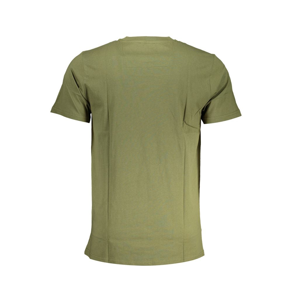 Grünes Baumwoll-T-Shirt der Cavalli Class