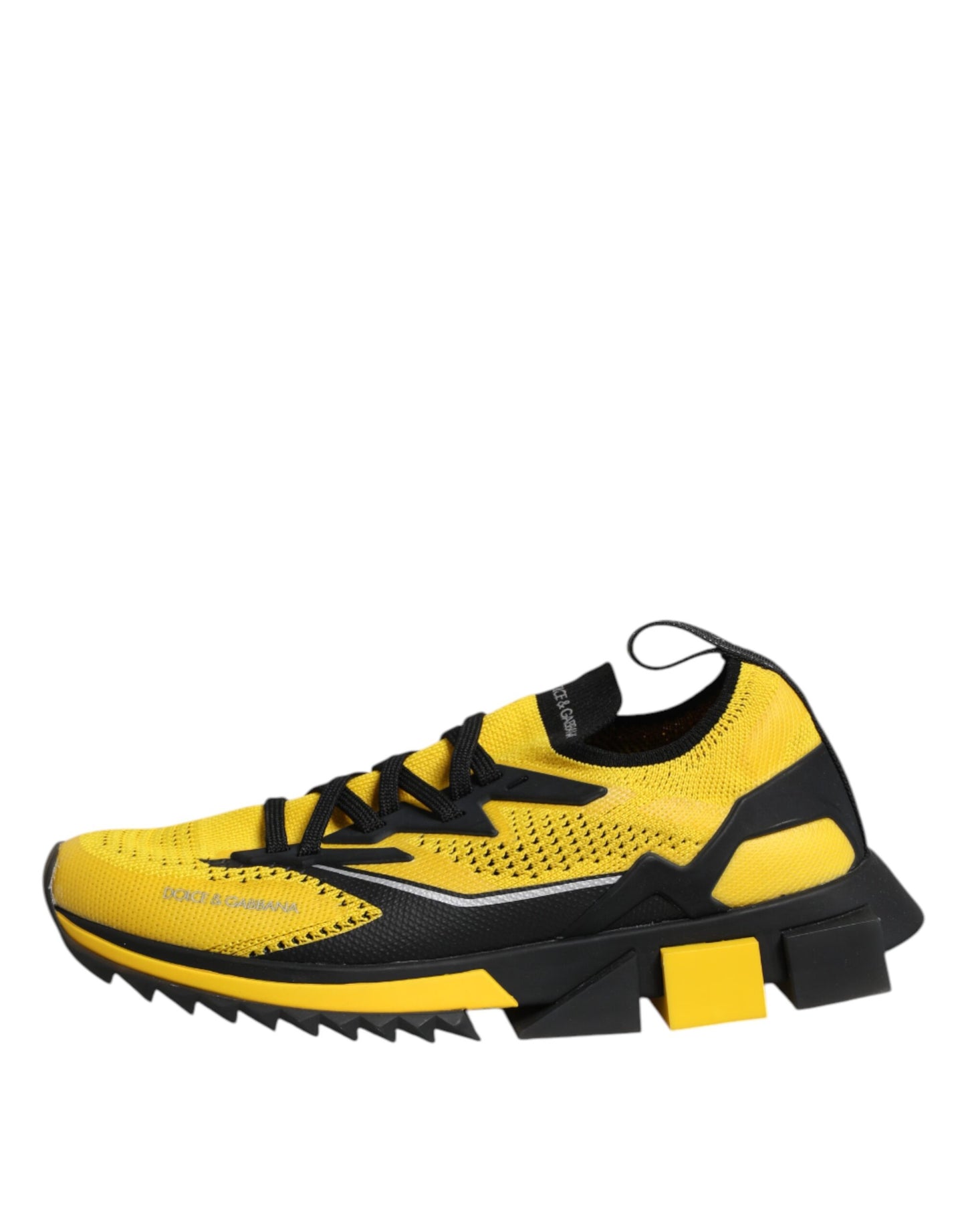 Dolce &amp; Gabbana Yellow SORRENTO Sport Stretch Sneakers Shoes