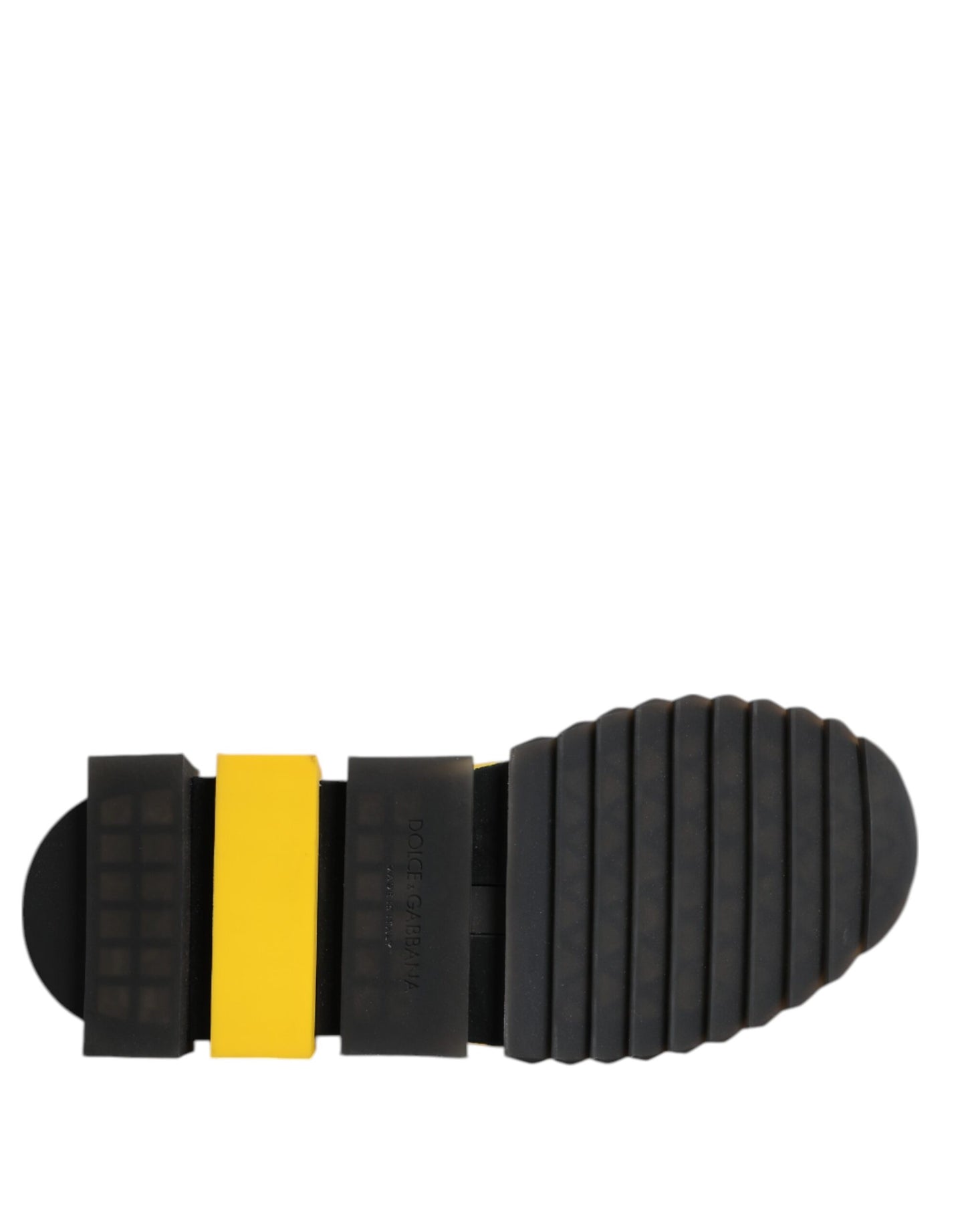 Dolce &amp; Gabbana Yellow SORRENTO Sport Stretch Sneakers Shoes