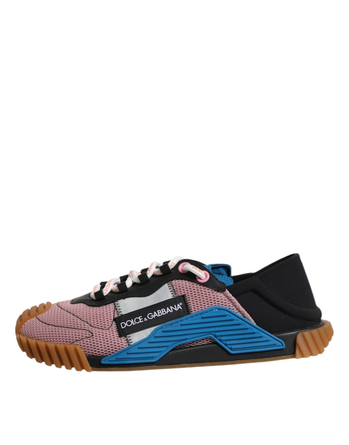 Dolce &amp; Gabbana Multicolor Lace Up Low Top NS1 Sneakers Shoes
