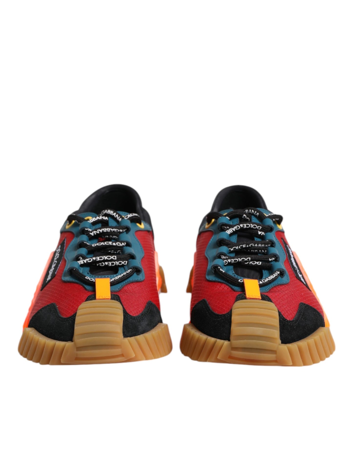 Dolce &amp; Gabbana Multicolor Logo Low Top NS1 Sneakers Shoes