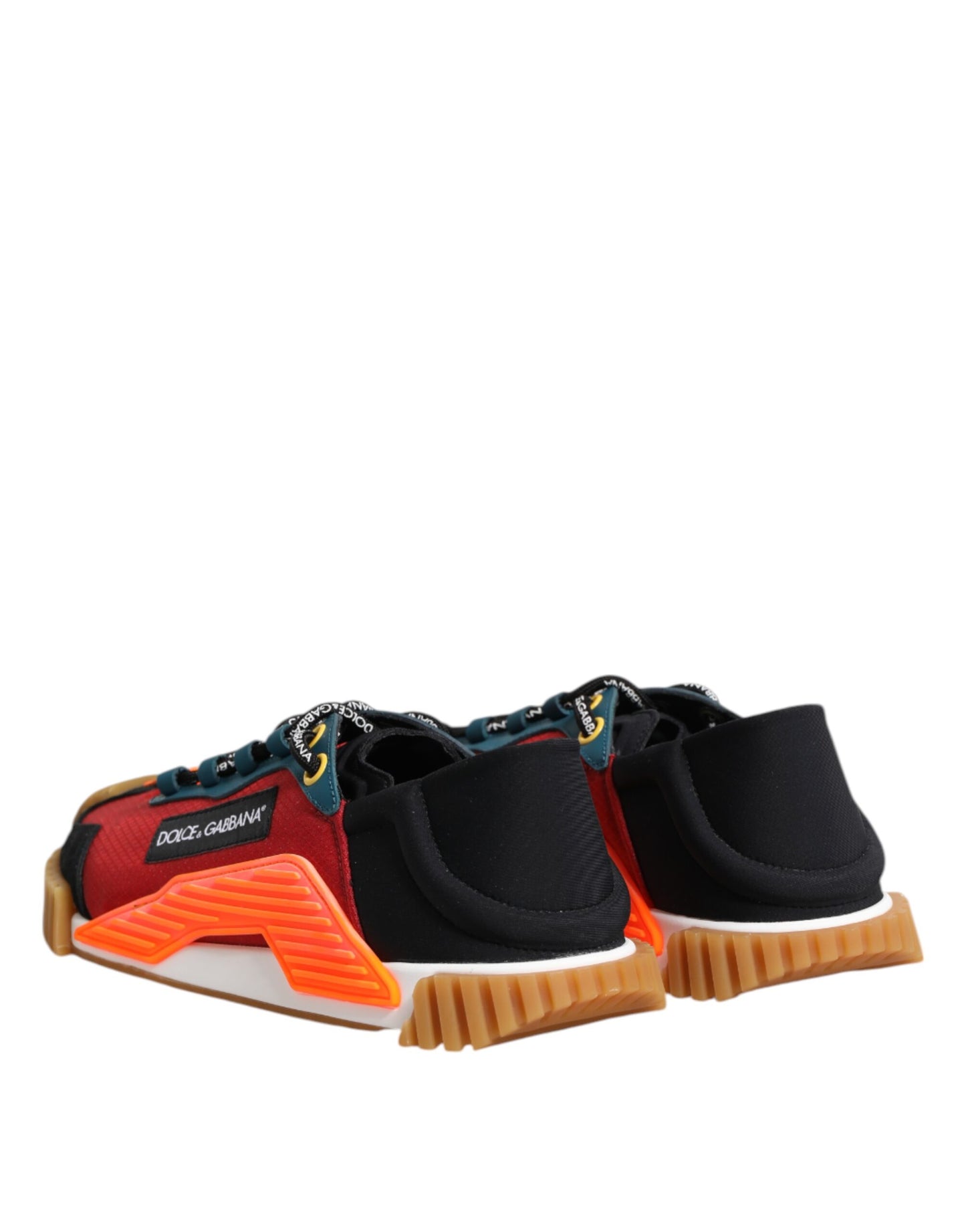 Dolce &amp; Gabbana Multicolor Logo Low Top NS1 Sneakers Shoes