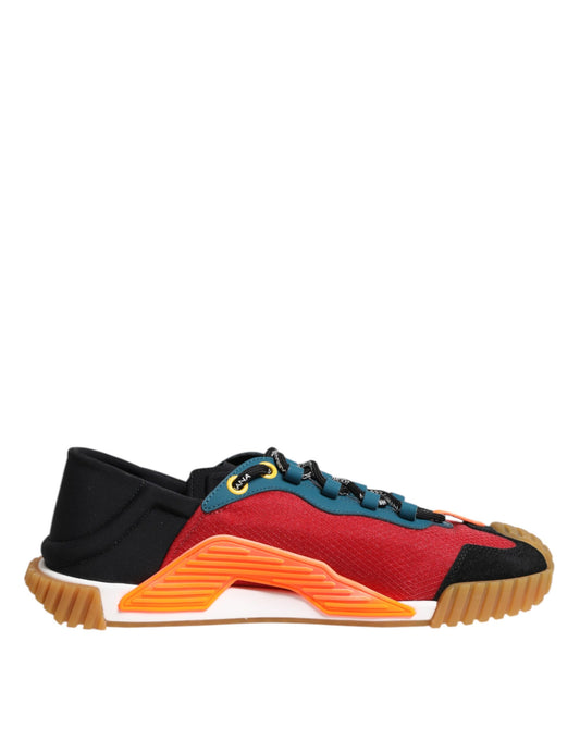 Dolce &amp; Gabbana Multicolor Logo Low Top NS1 Sneakers Shoes