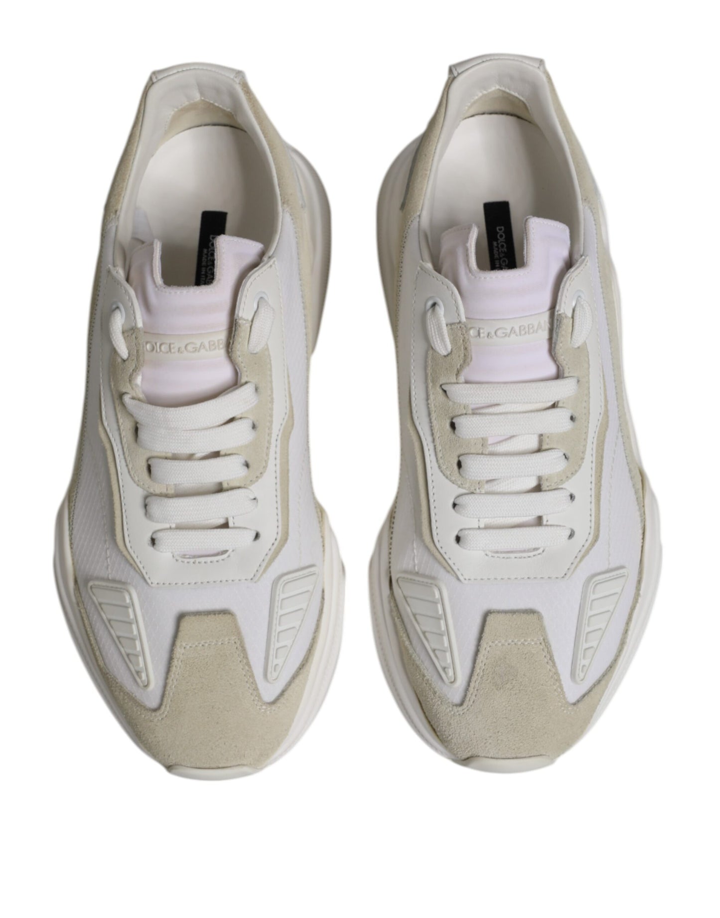 Dolce &amp; Gabbana White Low Top Daymaster Men Sneakers Shoes
