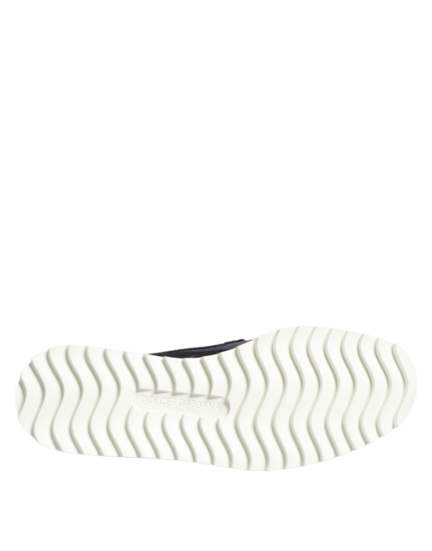 Dolce &amp; Gabbana Black Tropical Slip On Men Sneakers Shoes