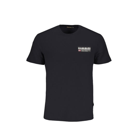 Schwarzes Baumwoll-T-Shirt von Napapijri