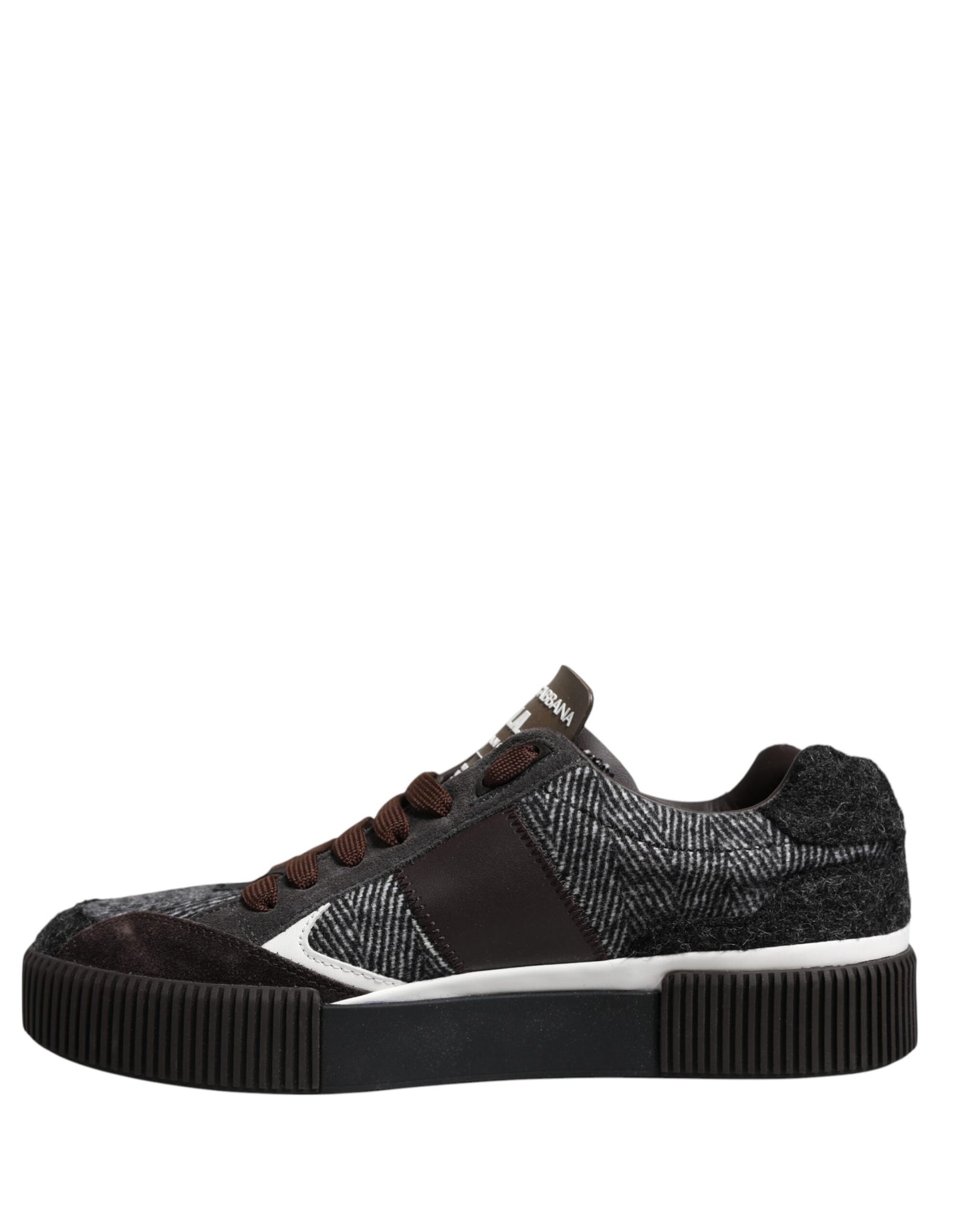 Dolce &amp; Gabbana Multicolor Leather Low Top Sneakers Shoes