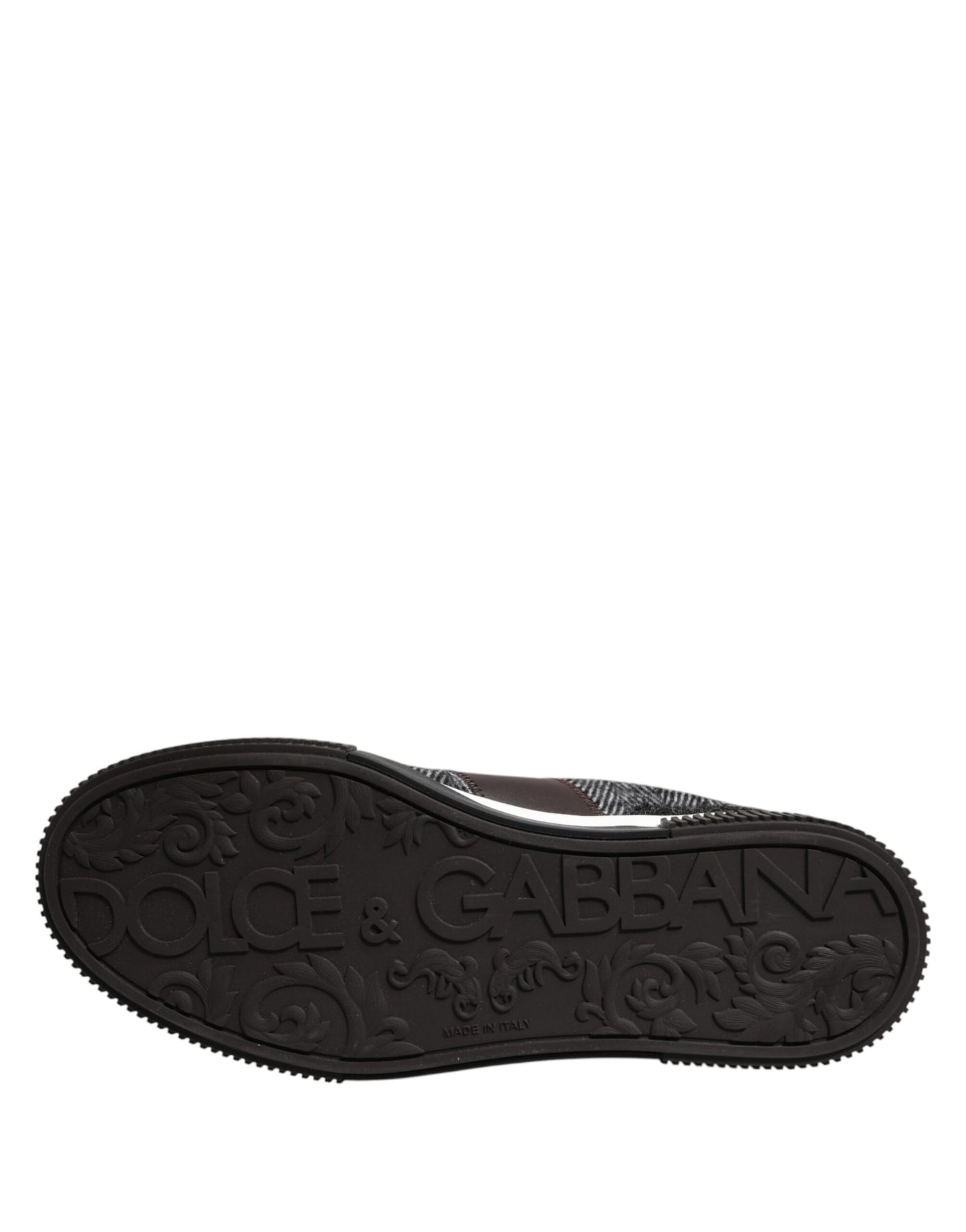 Dolce &amp; Gabbana Multicolor Leather Low Top Sneakers Shoes