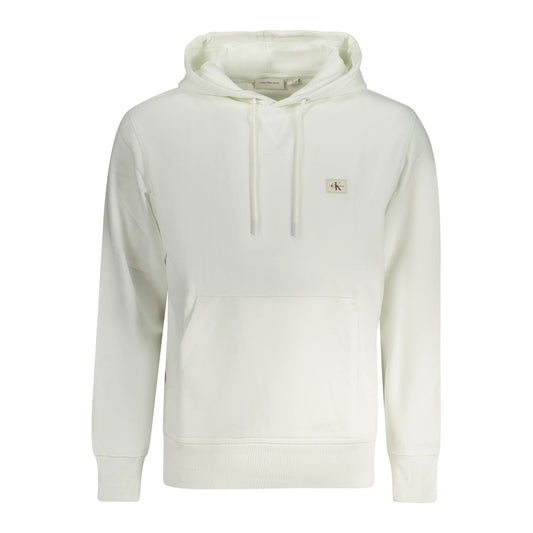 Calvin Klein – Weißer Baumwollpullover