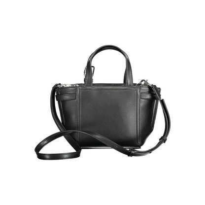 Calvin Klein Schwarze Polyester-Handtasche