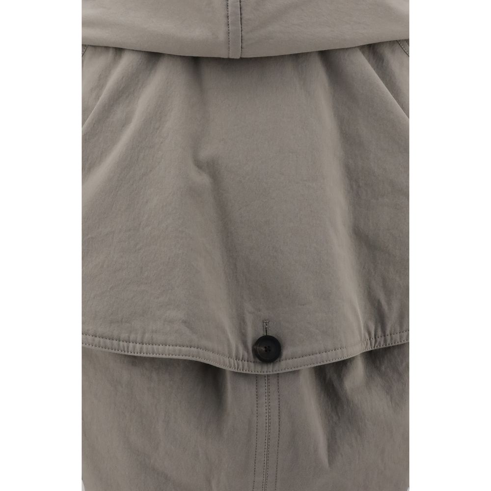 Balenciaga Trenchcoat mit umgekehrter Kapuze