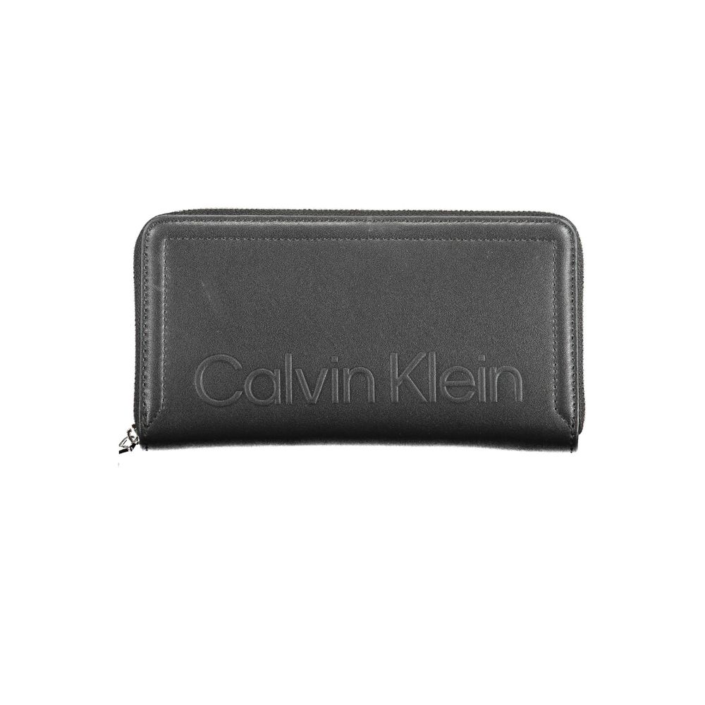 Calvin Klein – Schwarze Polyethylen-Geldbörse