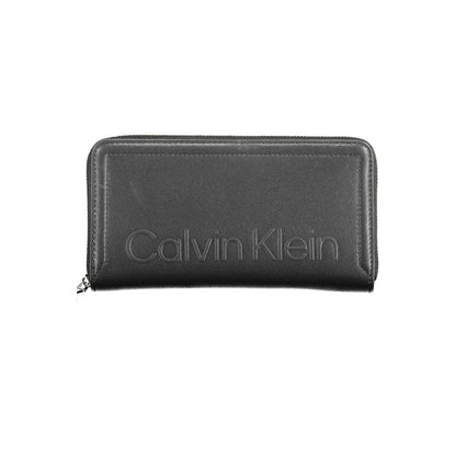 Calvin Klein – Schwarze Polyethylen-Geldbörse