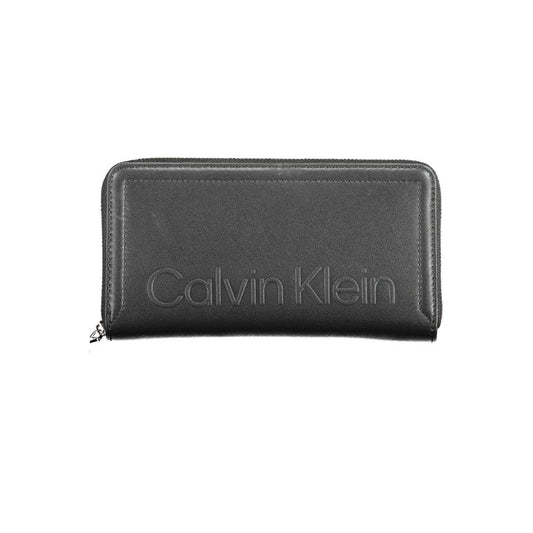 Calvin Klein – Schwarze Polyethylen-Geldbörse