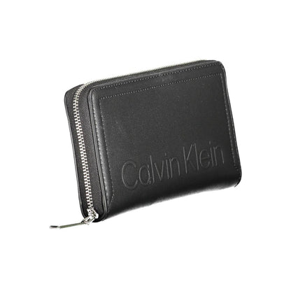 Calvin Klein – Schwarze Polyethylen-Geldbörse