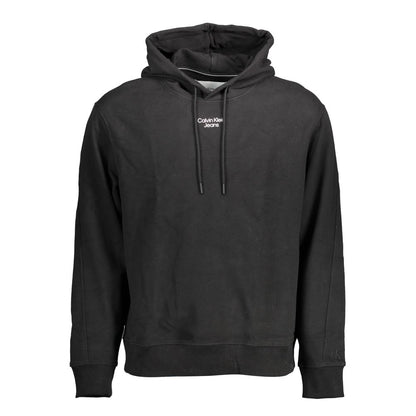 Calvin Klein Herrenpullover aus schwarzer Baumwolle