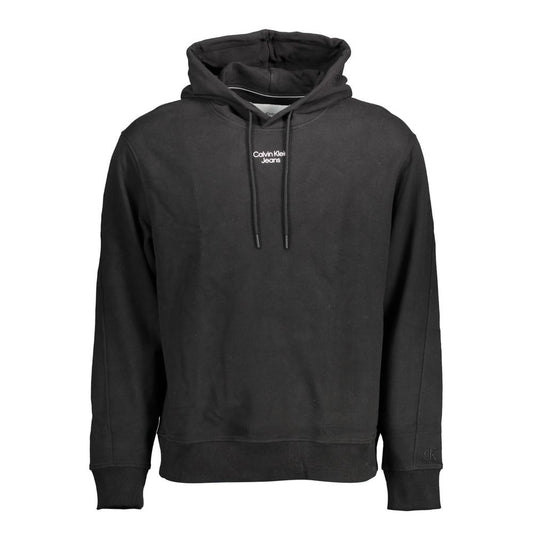 Calvin Klein Herrenpullover aus schwarzer Baumwolle