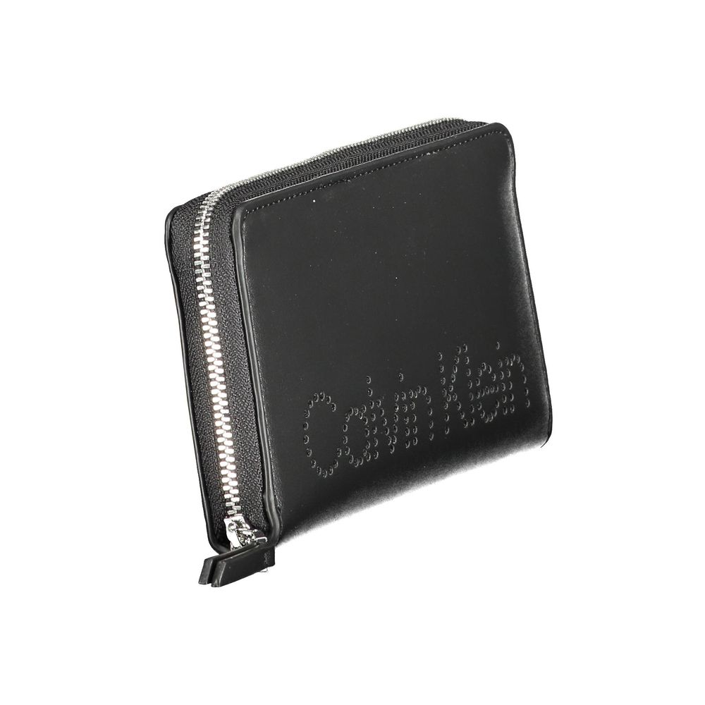 Calvin Klein – Schwarze Polyethylen-Geldbörse