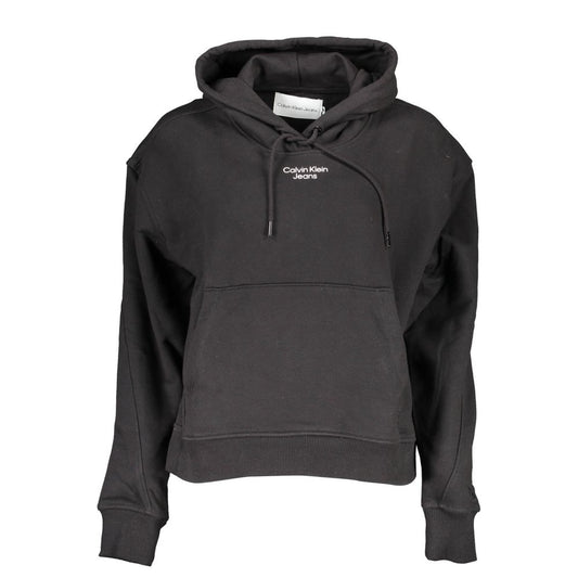 Calvin Klein Damenpullover aus schwarzer Baumwolle