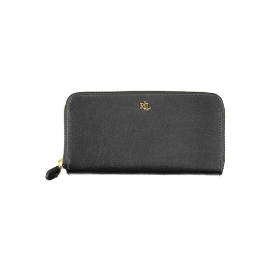 Ralph Lauren Schwarze Lederbrieftasche