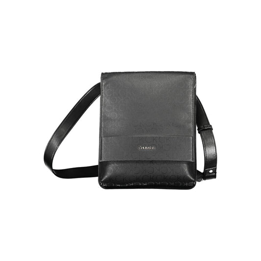 Calvin Klein – Schwarze Polyester-Umhängetasche