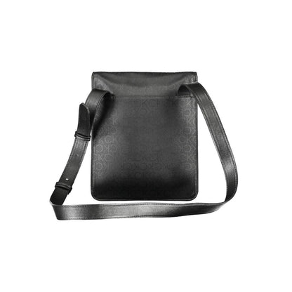 Calvin Klein – Schwarze Polyester-Umhängetasche
