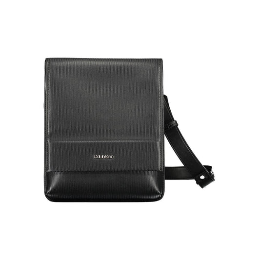 Calvin Klein – Schwarze Polyester-Umhängetasche