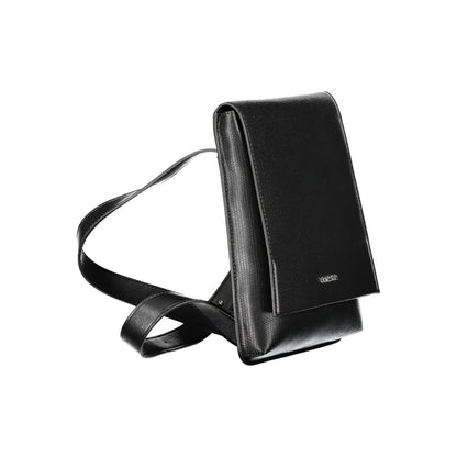 Calvin Klein – Schwarze Polyester-Umhängetasche