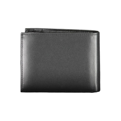 Calvin Klein Schwarze Lederbrieftasche
