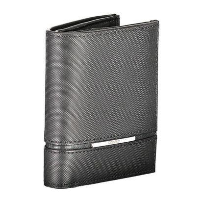Calvin Klein Schwarze Lederbrieftasche