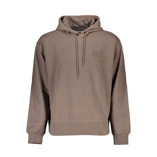Calvin Klein Brauner Baumwollpullover für Herren