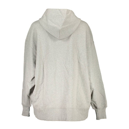 Calvin Klein Grauer Baumwollpullover für Damen