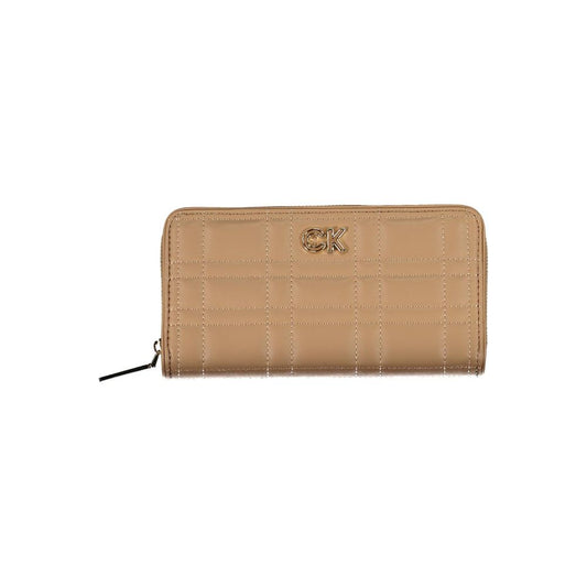 Calvin Klein Beige Polyester Geldbörse