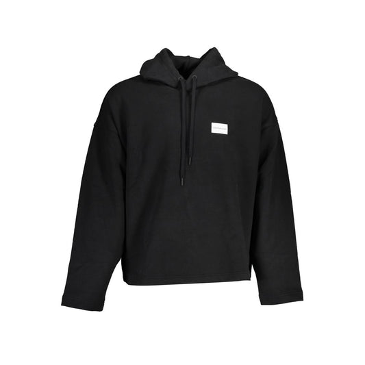 Calvin Klein Herrenpullover aus schwarzer Baumwolle