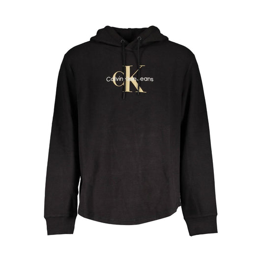 Calvin Klein Herrenpullover aus schwarzer Baumwolle