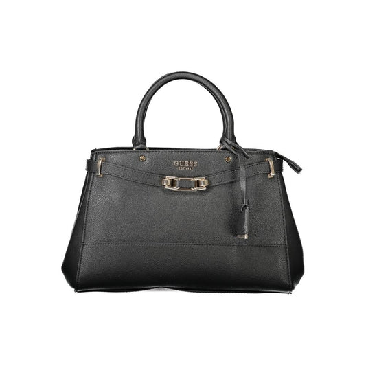 Guess Jeans – Schwarze Polyethylen-Handtasche
