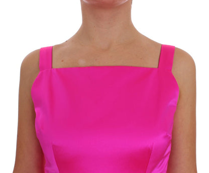 Dolce &amp; Gabbana – Langes Ballkleid aus rosa Seide