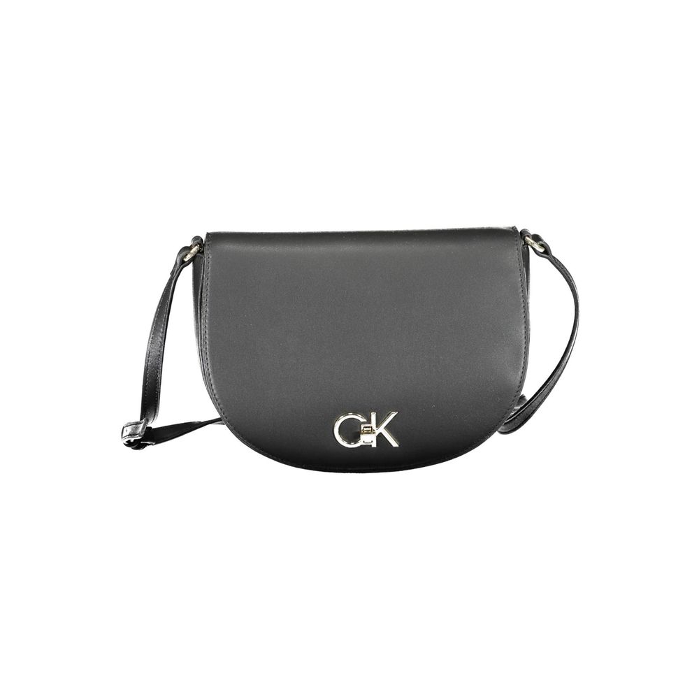 Calvin Klein Schwarze Polyester-Handtasche