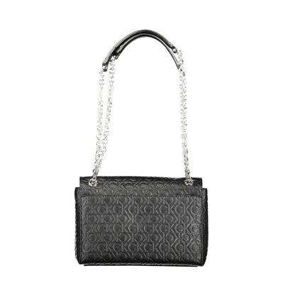 Calvin Klein Schwarze Polyester-Handtasche
