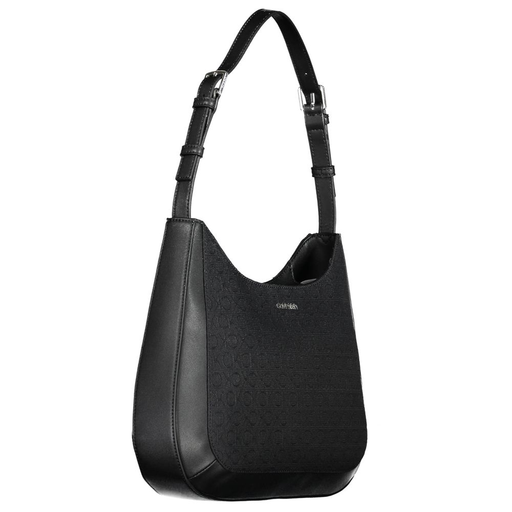 Calvin Klein Schwarze Polyester-Handtasche