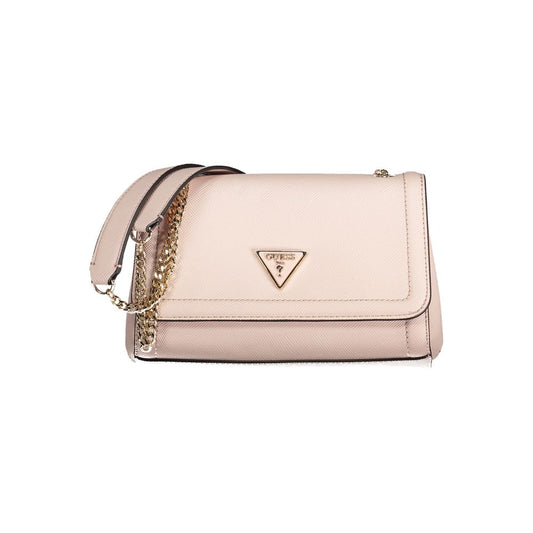 Guess Jeans – Handtasche aus Polyethylen in Rosa