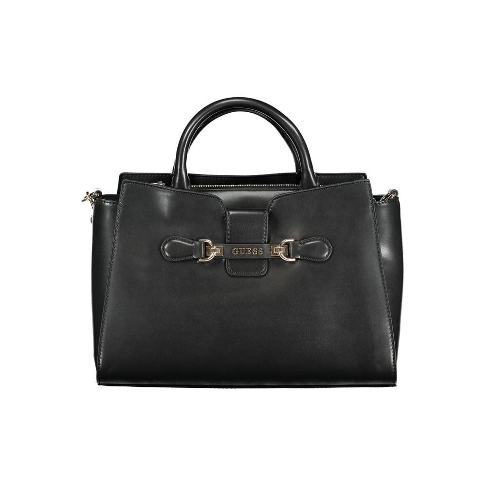 Guess Jeans – Schwarze Polyethylen-Handtasche